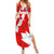 Canada Soccer 2024 Summer Maxi Dress Canucks The Reds - Wonder Print Shop