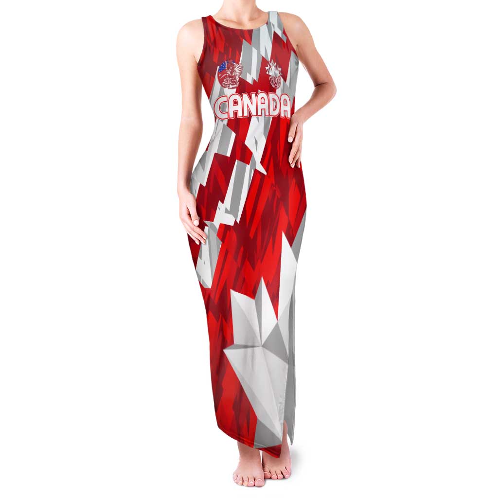 Canada Soccer 2024 Tank Maxi Dress Canucks The Reds