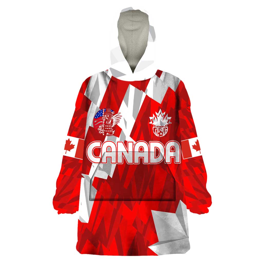 Canada Soccer 2024 Wearable Blanket Hoodie Canucks The Reds