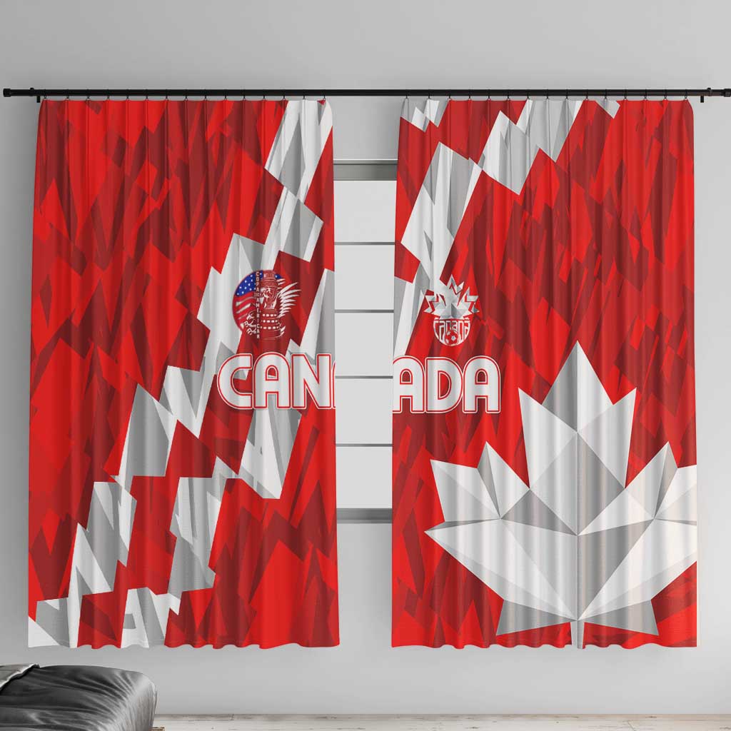 Canada Soccer 2024 Window Curtain Canucks The Reds