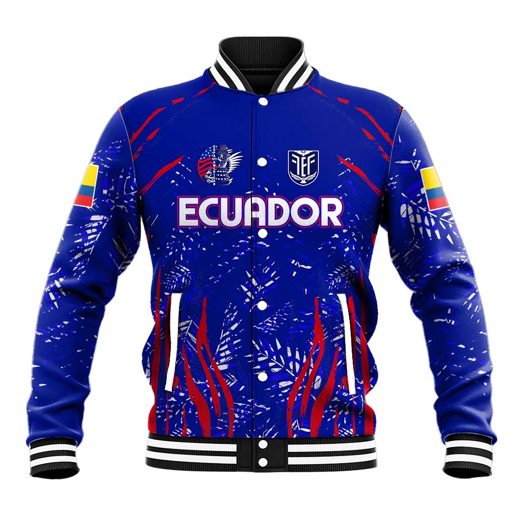 Ecuador Football 2024 Baseball Jacket La Tricolor - Wonder Print Shop