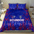 Ecuador Football 2024 Bedding Set La Tricolor - Wonder Print Shop