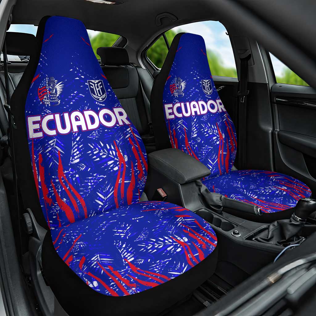 Ecuador Football 2024 Car Seat Cover La Tricolor - Wonder Print Shop