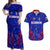 Ecuador Football 2024 Couples Matching Off Shoulder Maxi Dress and Hawaiian Shirt La Tricolor - Wonder Print Shop