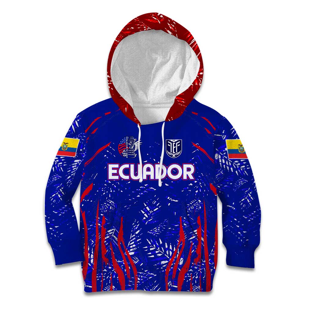 Ecuador Football 2024 Kid Hoodie La Tricolor - Wonder Print Shop