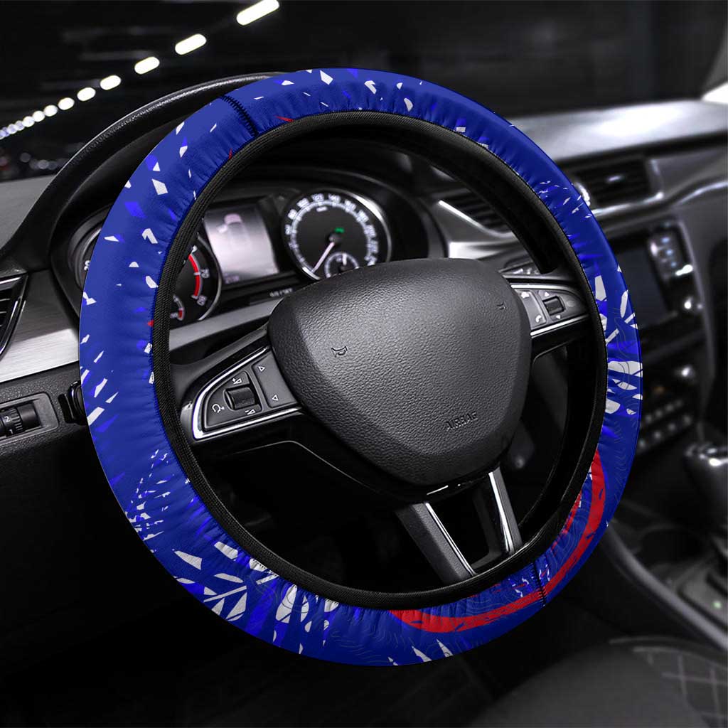 Ecuador Football 2024 Steering Wheel Cover La Tricolor - Wonder Print Shop