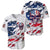 American Flag Skull Baseball Jersey - Wonder Print Shop