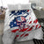 American Flag Skull Bedding Set - Wonder Print Shop