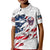 American Flag Skull Kid Polo Shirt - Wonder Print Shop