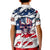 American Flag Skull Kid Polo Shirt - Wonder Print Shop