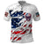 American Flag Skull Polo Shirt - Wonder Print Shop