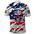 American Flag Skull Polo Shirt - Wonder Print Shop