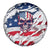 American Flag Skull Spare Tire Cover - Wonder Print Shop