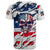 American Flag Skull T Shirt - Wonder Print Shop