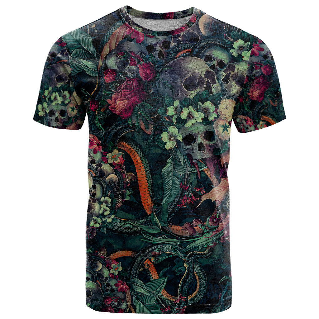 Skulls and Snakes T Shirt - Wonder Print Shop