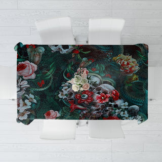 Green Poison Tablecloth DT02 - S / 90 x 90 cm / Green