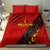 Belgium Football 2024 Bedding Set Trophy Wing Style - Wonder Print Shop