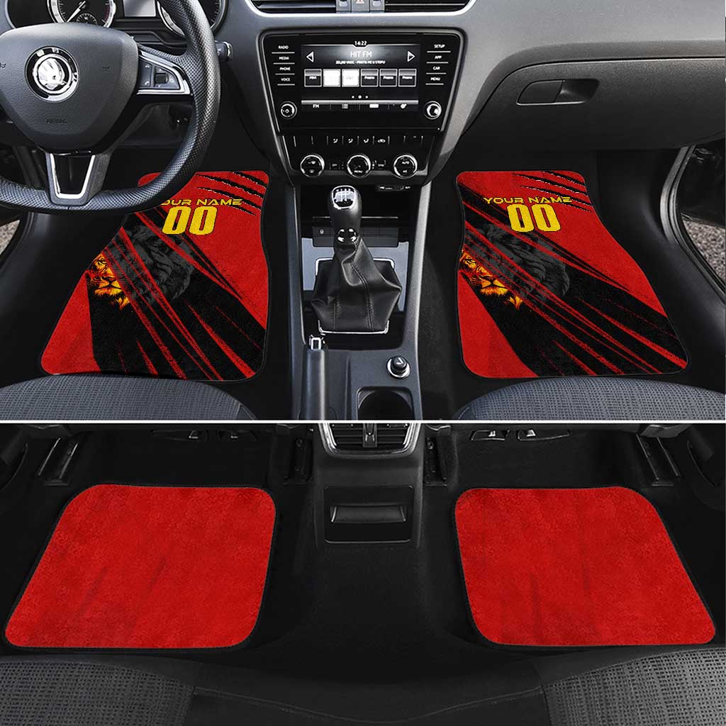 Belgium Football 2024 Car Mats Trophy Wing Style - Wonder Print Shop