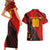 Personalized Belgium Football 2024 Couples Matching Short Sleeve Bodycon Dress and Hawaiian Shirt Trophy Wing Style - Wonder Print Shop