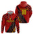 Personalized Belgium Football 2024 Hoodie Trophy Wing Style - Wonder Print Shop