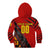 Personalized Belgium Football 2024 Kid Hoodie Trophy Wing Style - Wonder Print Shop