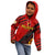 Personalized Belgium Football 2024 Kid Hoodie Trophy Wing Style - Wonder Print Shop