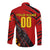 Personalized Belgium Football 2024 Long Sleeve Button Shirt Trophy Wing Style - Wonder Print Shop