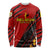 Personalized Belgium Football 2024 Long Sleeve Shirt Trophy Wing Style - Wonder Print Shop