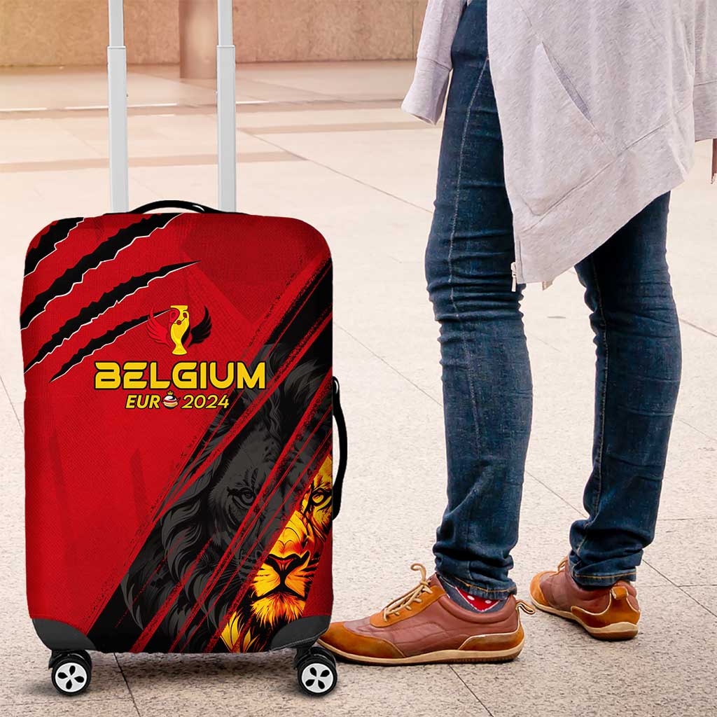 Belgium Football 2024 Luggage Cover Trophy Wing Style - Wonder Print Shop