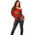 Personalized Belgium Football 2024 Off Shoulder Sweater Trophy Wing Style - Wonder Print Shop