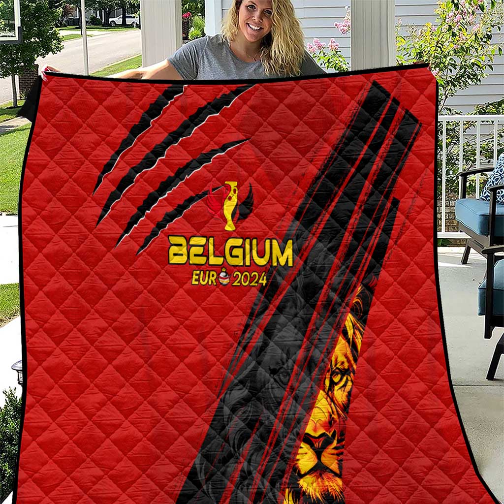 Belgium Football 2024 Quilt Trophy Wing Style