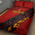 Belgium Football 2024 Quilt Bed Set Trophy Wing Style - Wonder Print Shop