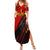 Personalized Belgium Football 2024 Summer Maxi Dress Trophy Wing Style - Wonder Print Shop