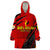 Personalized Belgium Football 2024 Wearable Blanket Hoodie Trophy Wing Style - Wonder Print Shop