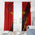 Belgium Football 2024 Window Curtain Trophy Wing Style - Wonder Print Shop