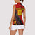 Personalized Belgium Football 2024 Women Sleeveless Polo Shirt Trophy Wing Style - Wonder Print Shop