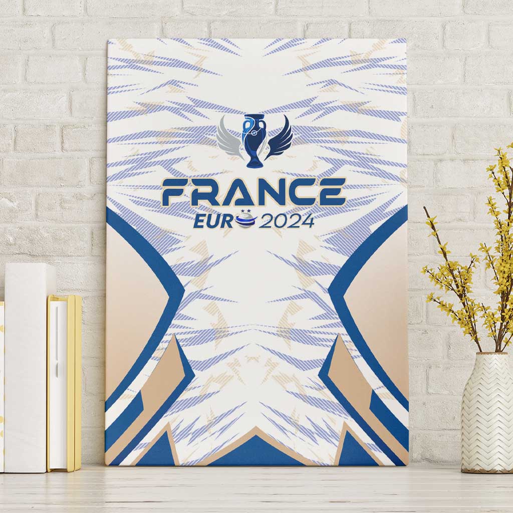 France Football 2024 Canvas Wall Art Trophy Wing Style - Wonder Print Shop