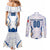 Personalized France Football 2024 Couples Matching Mermaid Dress and Long Sleeve Button Shirt Trophy Wing Style