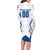 Personalized France Football 2024 Family Matching Long Sleeve Bodycon Dress and Hawaiian Shirt Trophy Wing Style - Wonder Print Shop