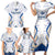 Personalized France Football 2024 Family Matching Short Sleeve Bodycon Dress and Hawaiian Shirt Trophy Wing Style - Wonder Print Shop