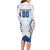 Personalized France Football 2024 Long Sleeve Bodycon Dress Trophy Wing Style - Wonder Print Shop