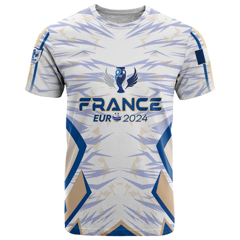 Personalized France Football 2024 T Shirt Trophy Wing Style - Wonder Print Shop