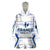 Personalized France Football 2024 Wearable Blanket Hoodie Trophy Wing Style - Wonder Print Shop