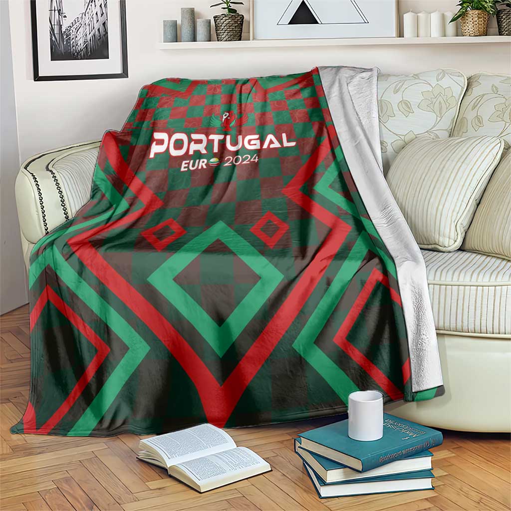 Portugal Football 2024 Blanket Trophy Wing Style