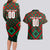 Personalized Portugal Football 2024 Couples Matching Long Sleeve Bodycon Dress and Hawaiian Shirt Trophy Wing Style - Wonder Print Shop