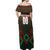 Personalized Portugal Football 2024 Off Shoulder Maxi Dress Trophy Wing Style - Wonder Print Shop