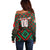 Personalized Portugal Football 2024 Off Shoulder Sweater Trophy Wing Style - Wonder Print Shop