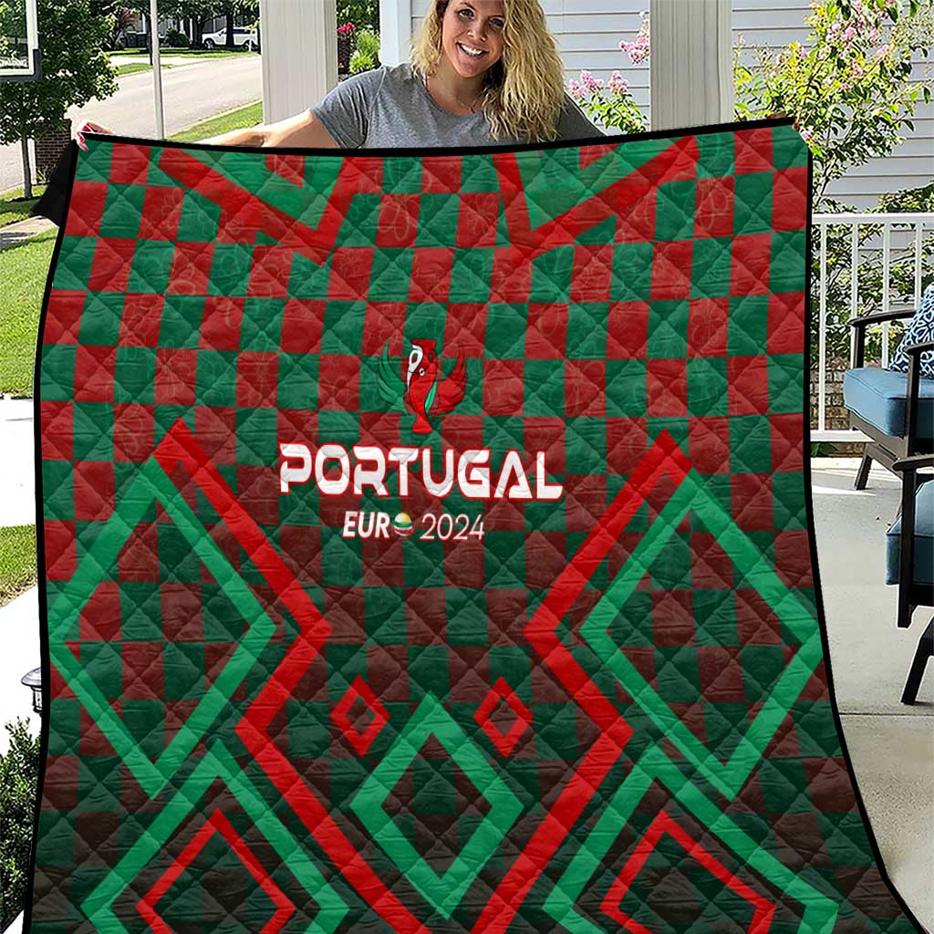 Portugal Football 2024 Quilt Trophy Wing Style