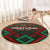 Portugal Football 2024 Round Carpet Trophy Wing Style