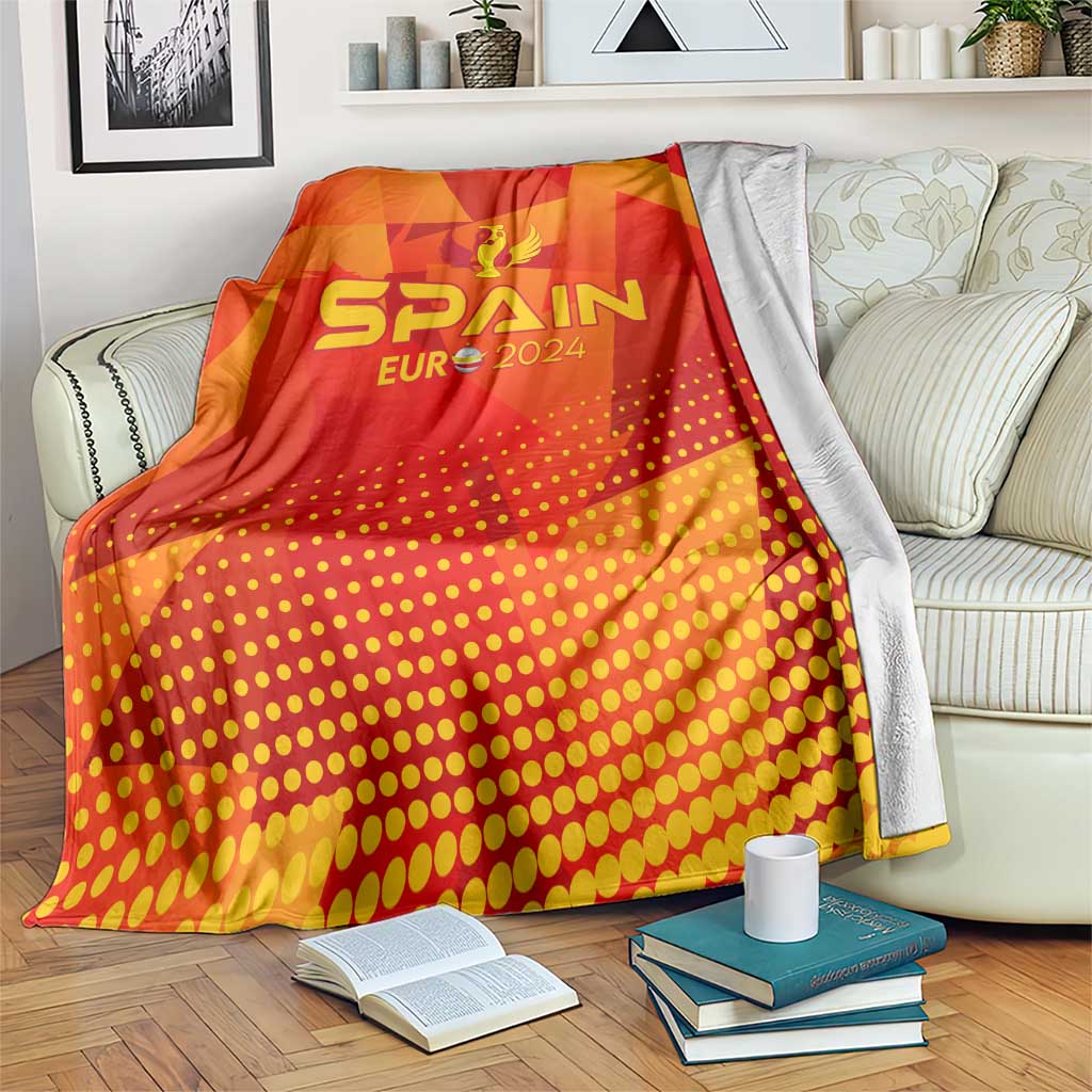 Spain Football 2024 Blanket Trophy Wing Style